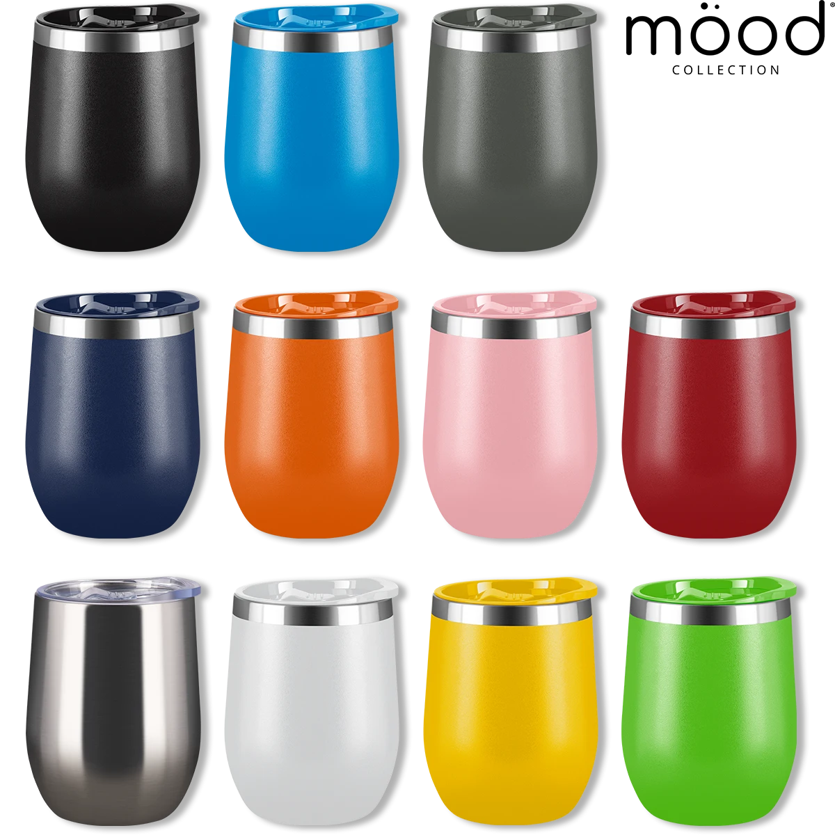 Mood Insulated Powder Coated Stainless Steel Coffee Cup (330ml)