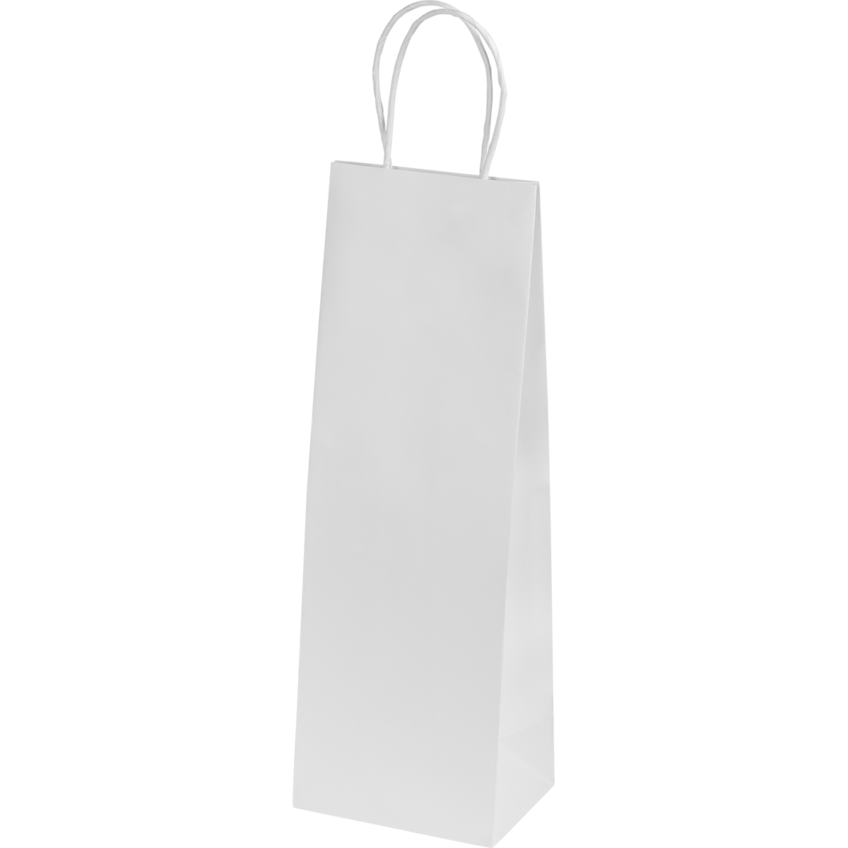 Ashdown Bottle Paper Gift Bag - White - 200GSM