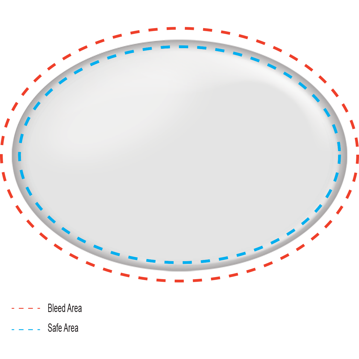 Oval Button Badge