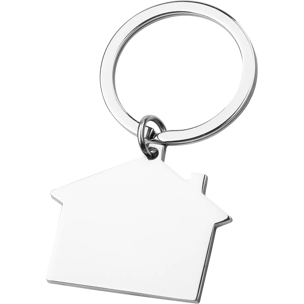 Keyring (House) - All Silver (Incl. Gift Box)
