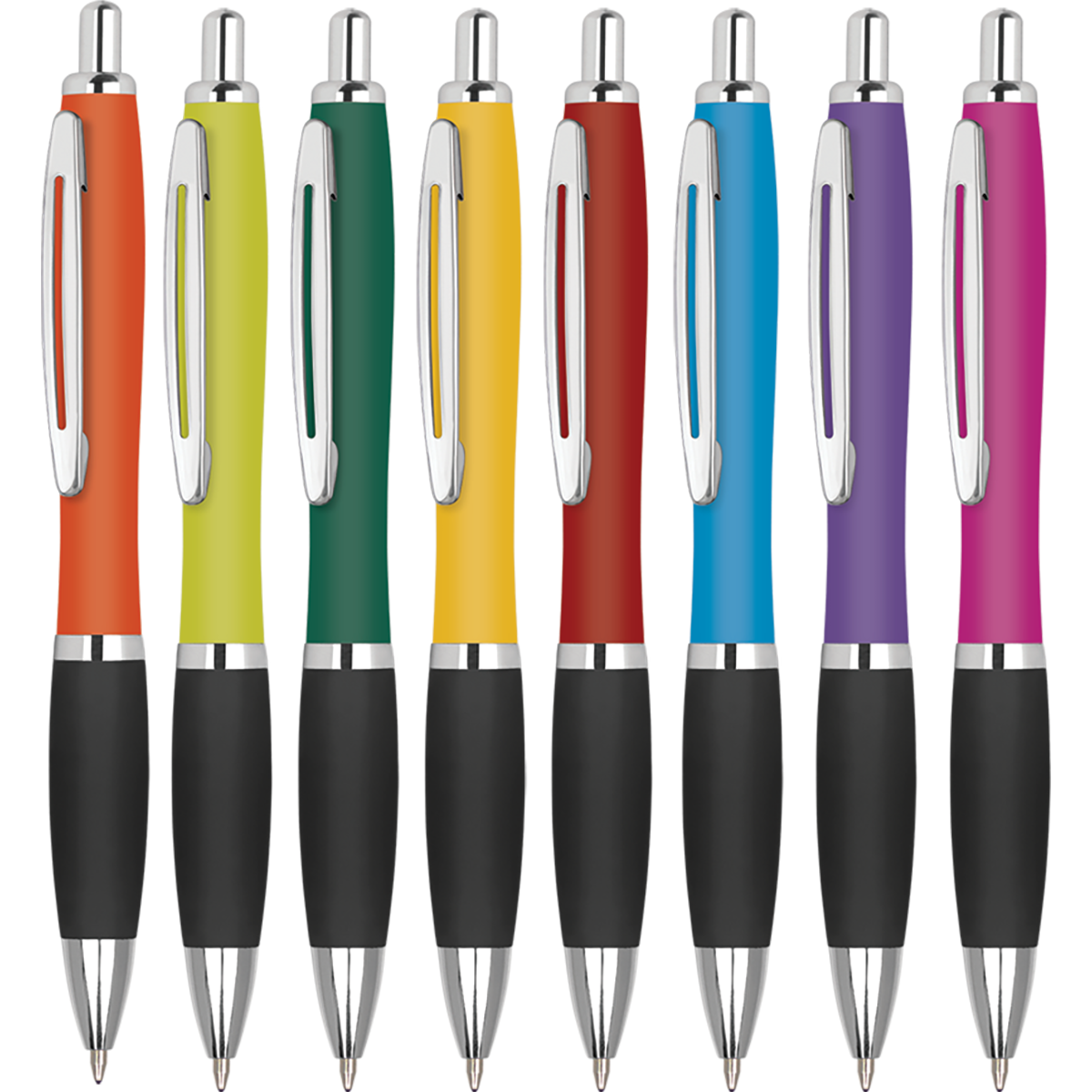 Contour Metal Soft Ballpen (Black Ink)
