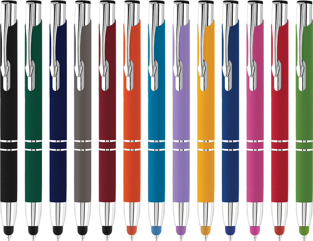 Electra Classic Softfeel Touch GRS Recycled Ballpen (Black Ink)